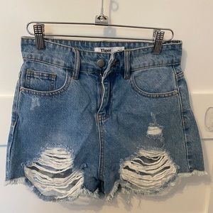 TigerMist XS Denim Shorts